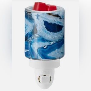 SCENTSY Blue Agate Mini Warmer DISCONTINUED FROM SCENTSY